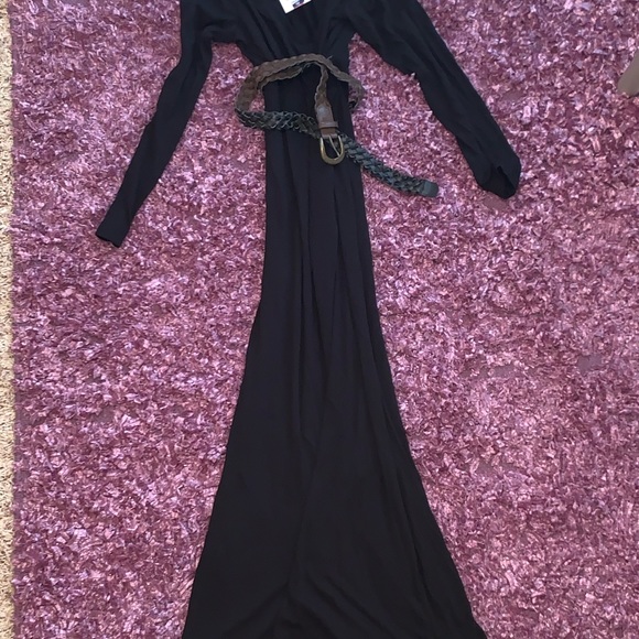 Fall Black Maxi Dress (NWT) - Picture 2 of 4